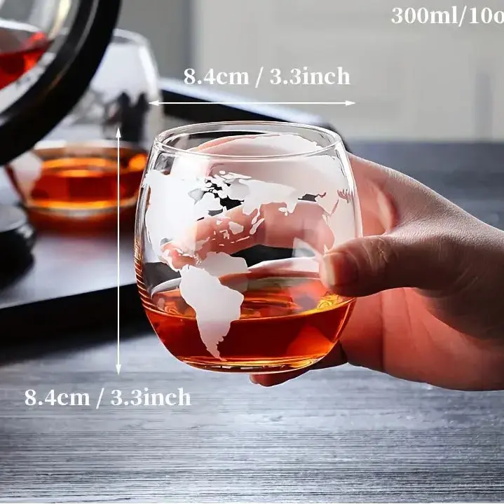 Carafe Vin Et Wisky Globe 850ML Gourde Bottle®