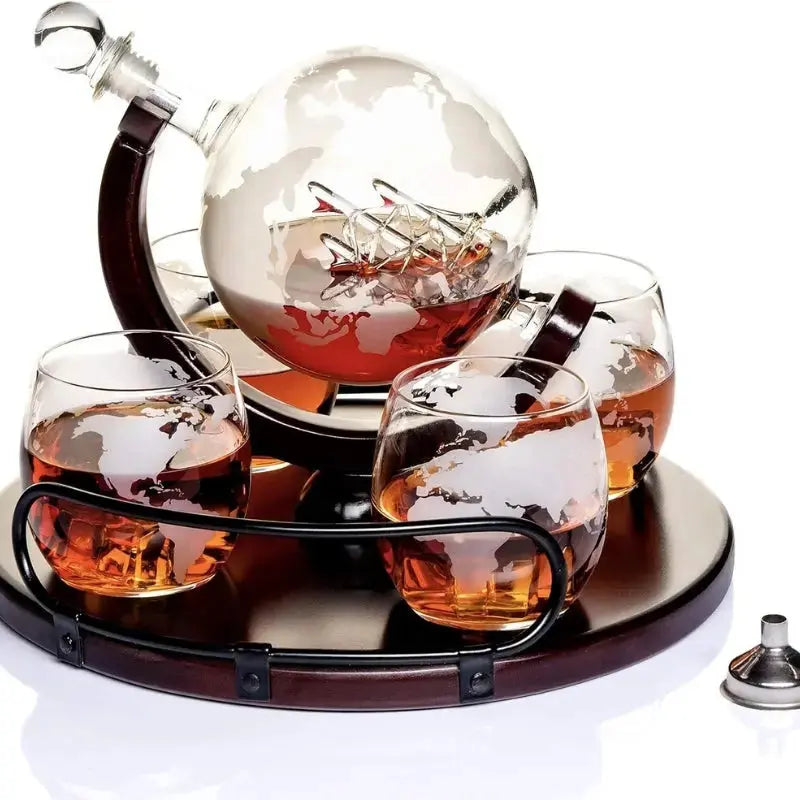 Carafe Vin Et Wisky Globe 850ML Gourde Bottle®