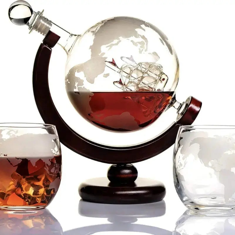 Carafe Vin Et Wisky Globe 850ML Gourde Bottle®