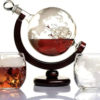 Carafe Vin Et Wisky Globe 850ML Gourde Bottle®