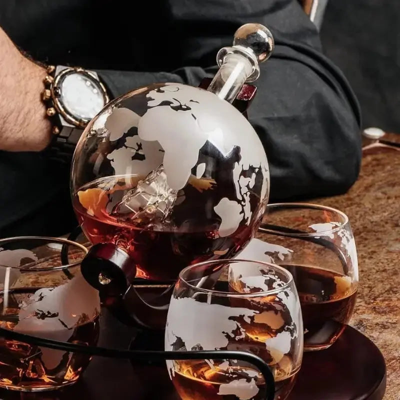 Carafe Vin Et Wisky Globe 850ML Gourde Bottle®