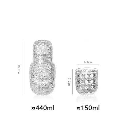 Carafe à Eau Originale - Verre Design et Moderne Gourde Bottle®