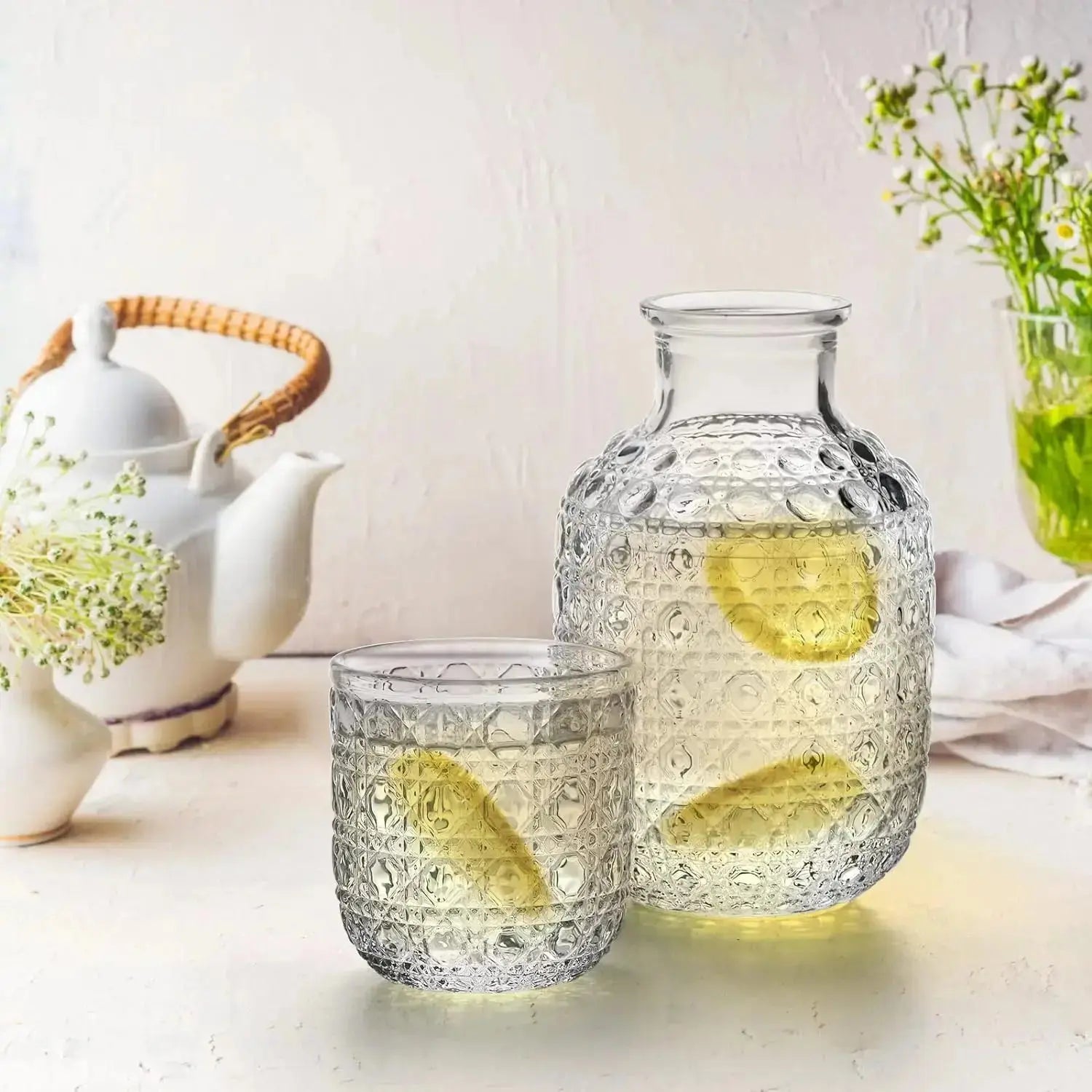 Carafe à Eau Originale - Verre Design et Moderne Gourde Bottle®