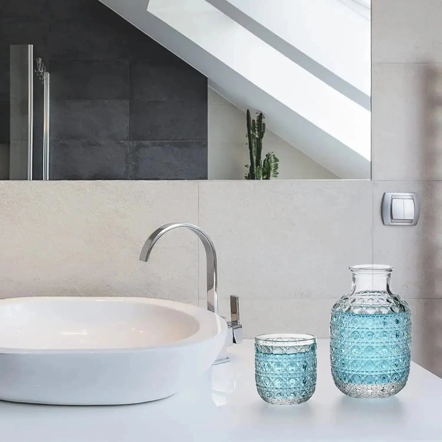 Carafe à Eau Originale - Verre Design et Moderne Gourde Bottle®