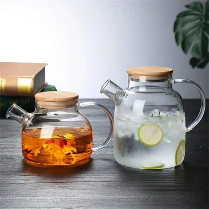 Carafe d'Eau A Jus De Fruit En Verre Avec Bouchon - Gourde Bottle®