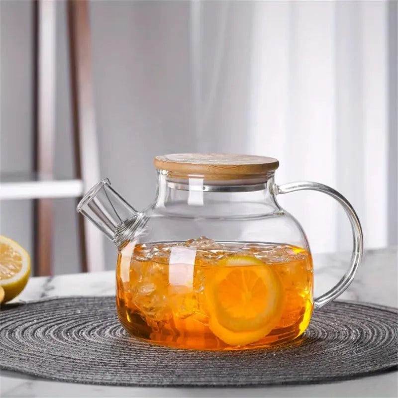 Carafe d'Eau A Jus De Fruit En Verre Avec Bouchon - Gourde Bottle®