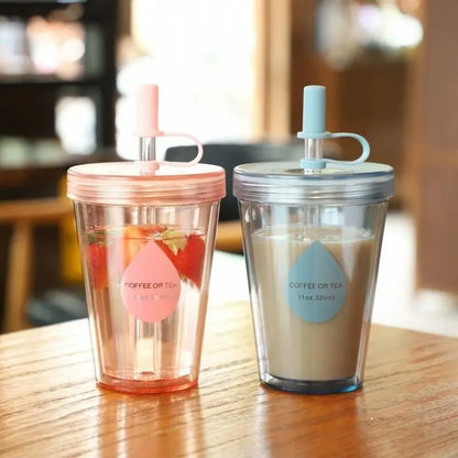 Gobelet Avec Couvercle Transparente 420ml Gourde Bottle®