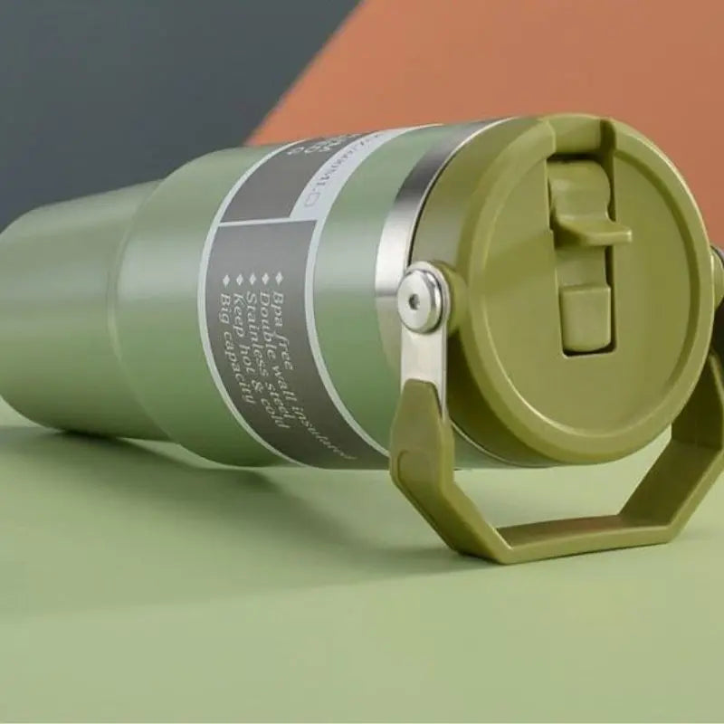 Gobelet Avec Couvercle Vert 600ml Gourde Bottle®