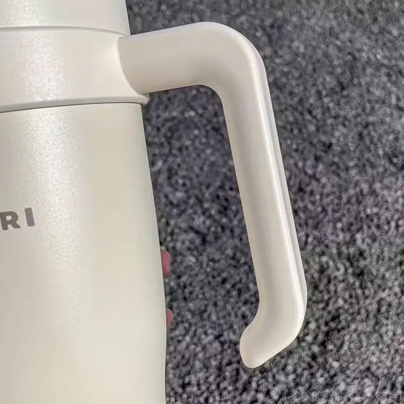 Gobelet Avec Paille Blanche 38oz - Gourde Bottle®