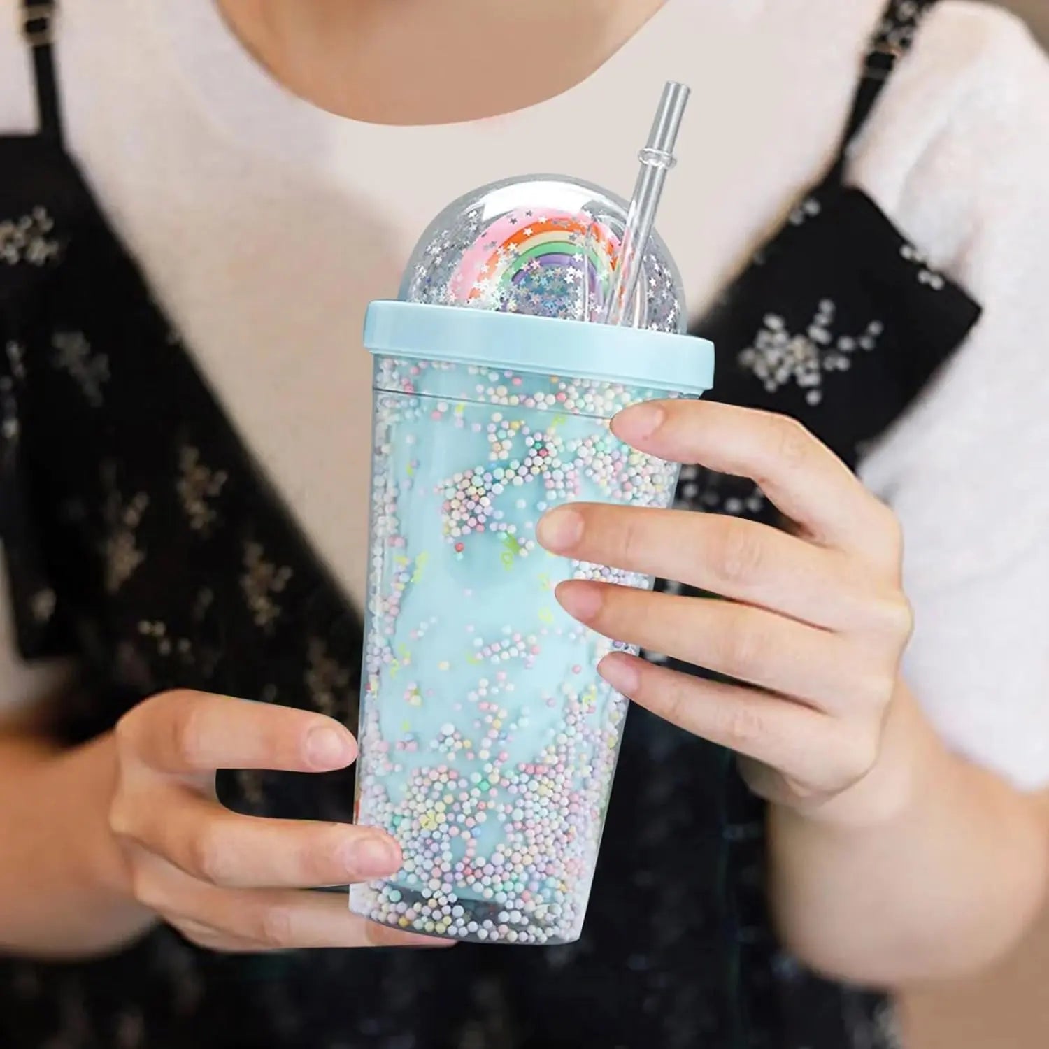 Gobelet Réutilisable Arc-en-ciel Gourde Bottle®