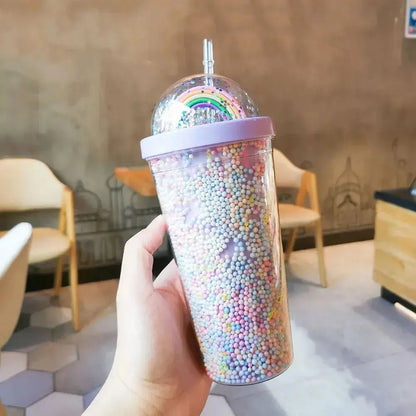 Gobelet Réutilisable Arc-en-ciel Gourde Bottle®