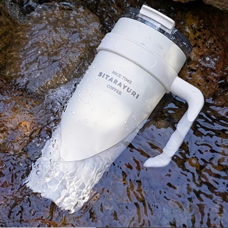 Gobelet Avec Paille Blanche 38oz