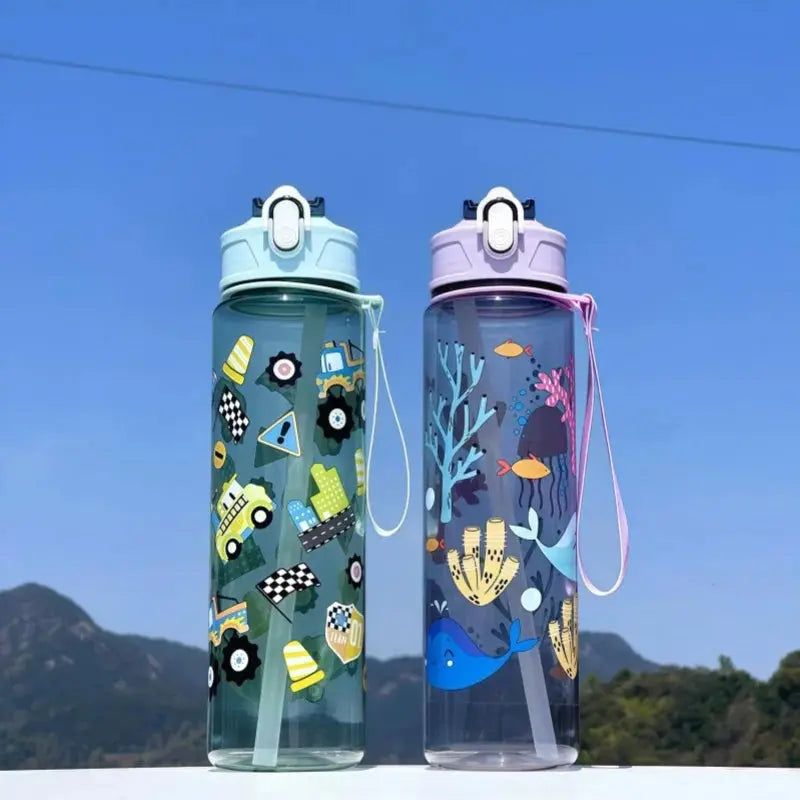 Gourde Eau Transparente Dinosaure 750ml Gourde Bottle®