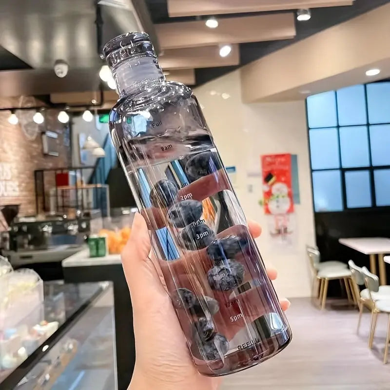Gourde Graduée Heure 500ml (Blanc) Gourde Bottle®