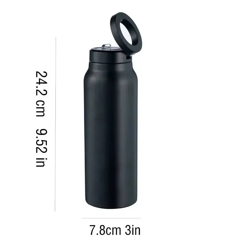 Gourde Magnétique 710 ml (Inox) - Gourde Bottle®