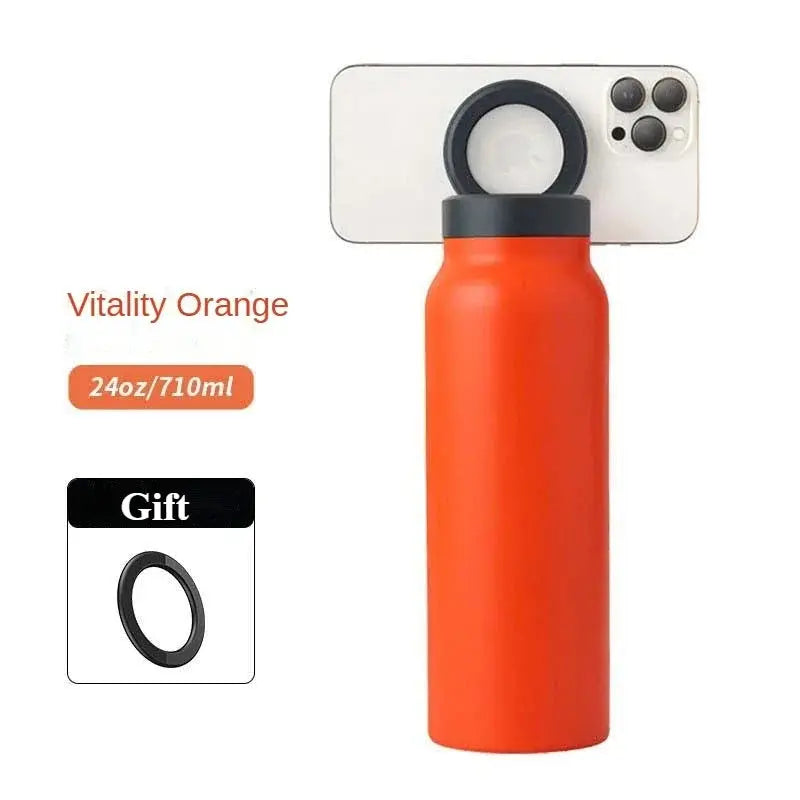 Gourde Magnétique 710 ml (Inox) - Gourde Bottle®