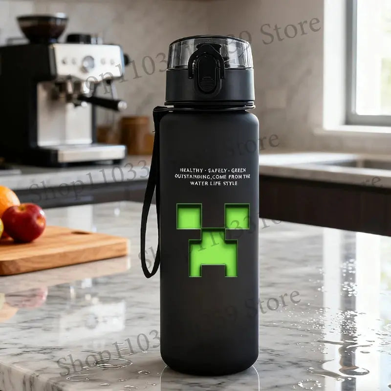 Gourde Minecraft Noir 650ml (Jeux) Gourde Bottle®