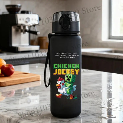 Gourde Minecraft Noir 650ml (Jeux)