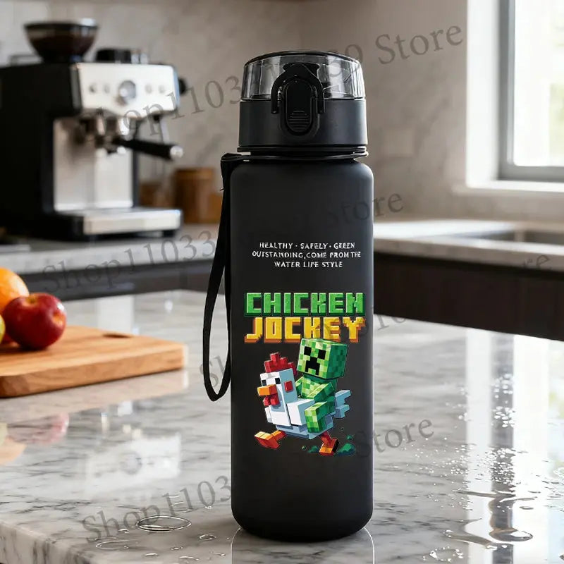 Gourde Minecraft Noir 650ml (Jeux) Gourde Bottle®