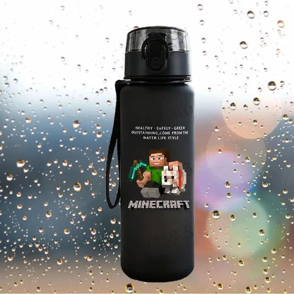 Gourde Minecraft Noir 650ml (Jeux) Gourde Bottle®