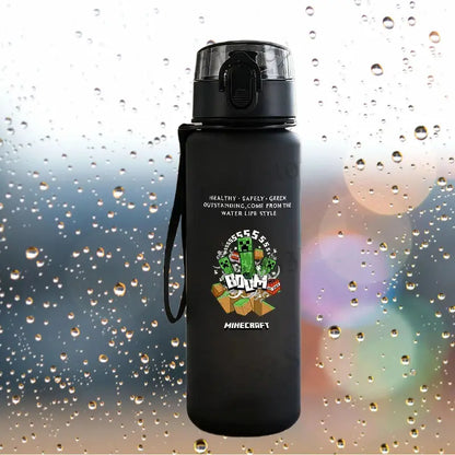 Gourde Minecraft Noir 650ml (Jeux) Gourde Bottle®