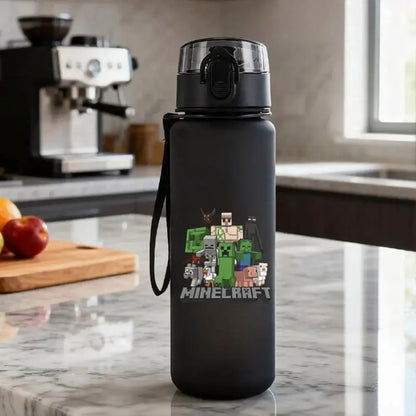 Gourde Minecraft Noir 650ml (Jeux)