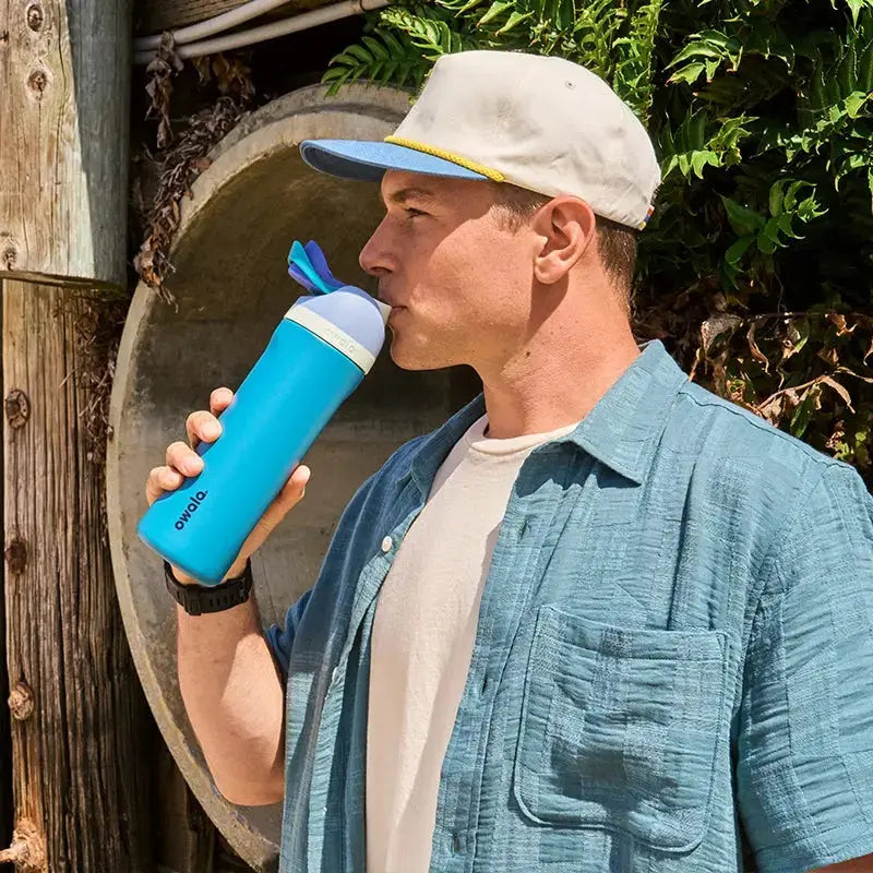 Gourde Owala 24 oz, Owala Cup Vacuum Flasks & Thermoses Water Bottle Drinkware Thermo Tumbler Stainless Steel Thermal Mug Original Cold Hot Coffee - Gourde Bottle®