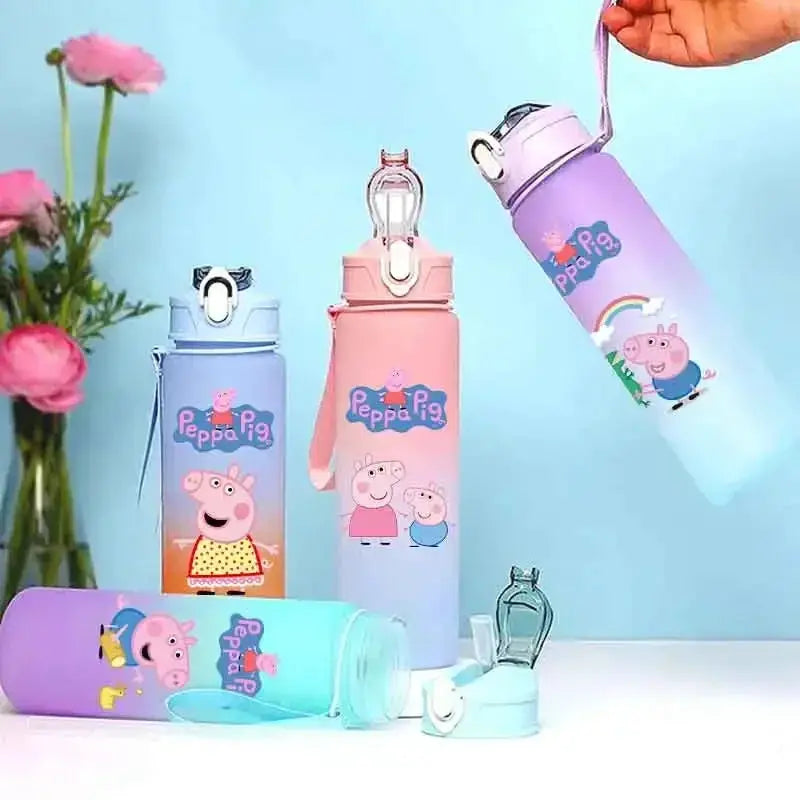 Gourde Peppa Pig Avec Paille 750ML Gourde Bottle®