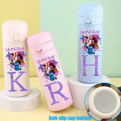 Gourde Thermos K-Pop Demon Hunters Letters A-Z 420ML Gourde Bottle®