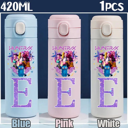 Gourde Thermos K-Pop Demon Hunters Letters A-Z 420ML Gourde Bottle®