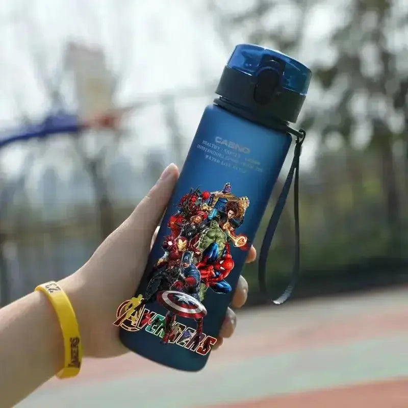 Gourde d'Eau Avengers Bleu 560ml (Hulk & Spiderman) Gourde Bottle®