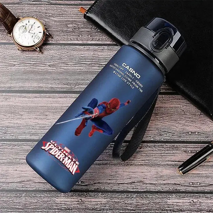 Gourde d'Eau Avengers Bleu 560ml (Hulk & Spiderman)