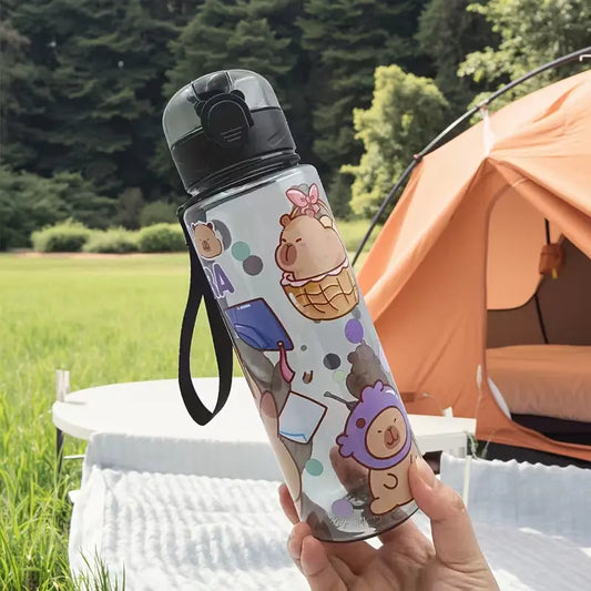 Gourde d'Eau Capybara Noir 750ml Gourde Bottle®