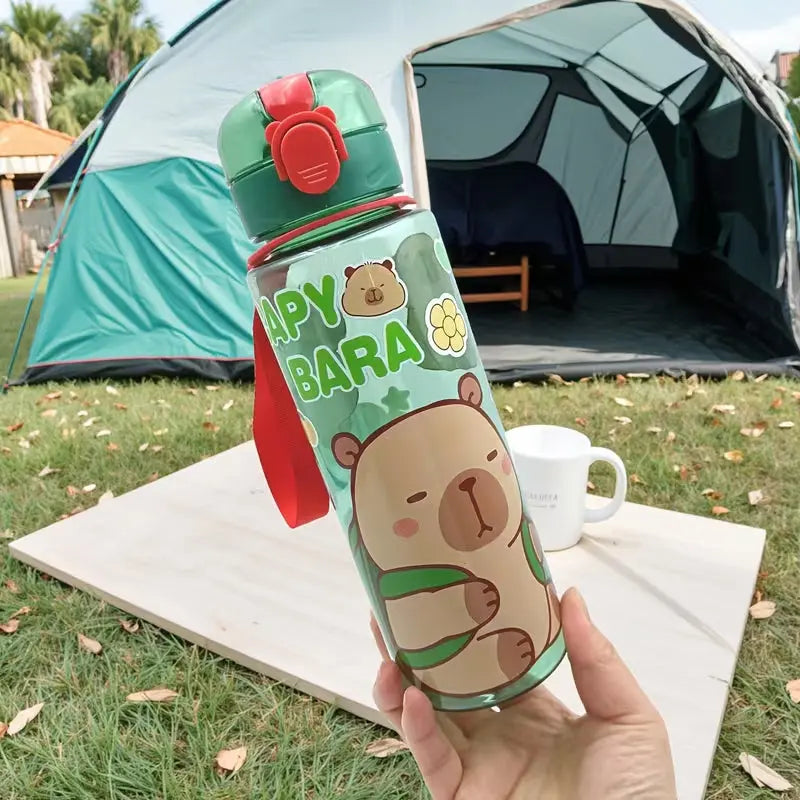 Gourde d'Eau Capybara Vert 750ml Gourde Bottle®