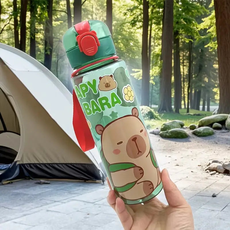 Gourde d'Eau Capybara Vert 750ml