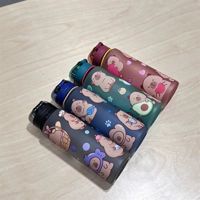 Gourde d'Eau Capybara Vert 750ml