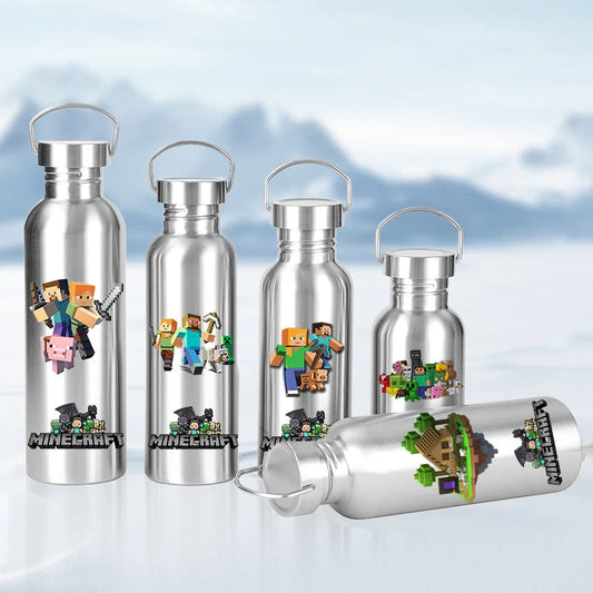 Gourde d'Eau Isotherme Minecraft 500 ML - Gourde Bottle®