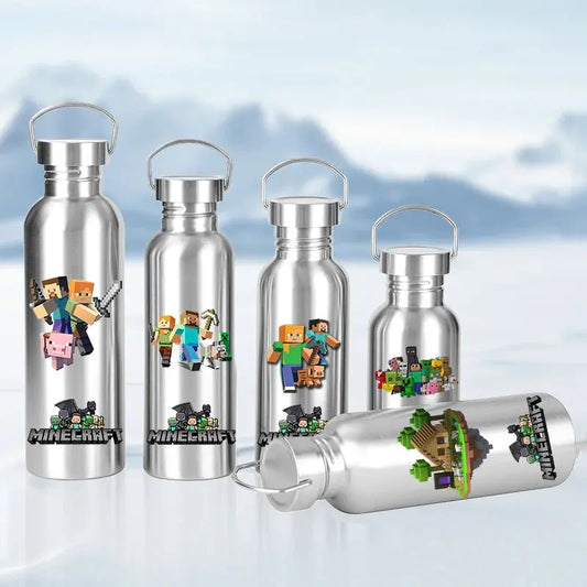 Gourde d'Eau Isotherme Minecraft 500 ML - Gourde Bottle®