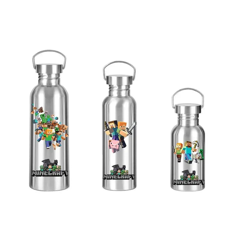Gourde d'Eau Isotherme Minecraft 500 ML - Gourde Bottle®