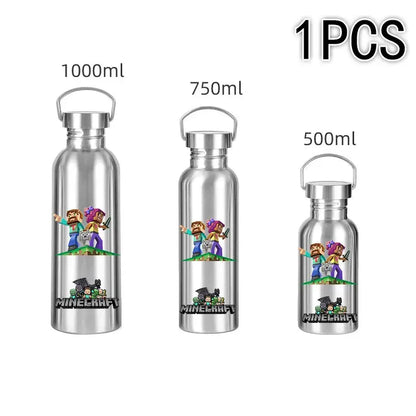 Gourde d'Eau Isotherme Minecraft 500 ML - Gourde Bottle®