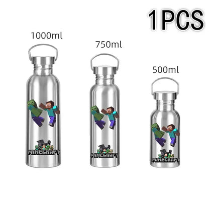 Gourde d'Eau Isotherme Minecraft 500 ML - Gourde Bottle®