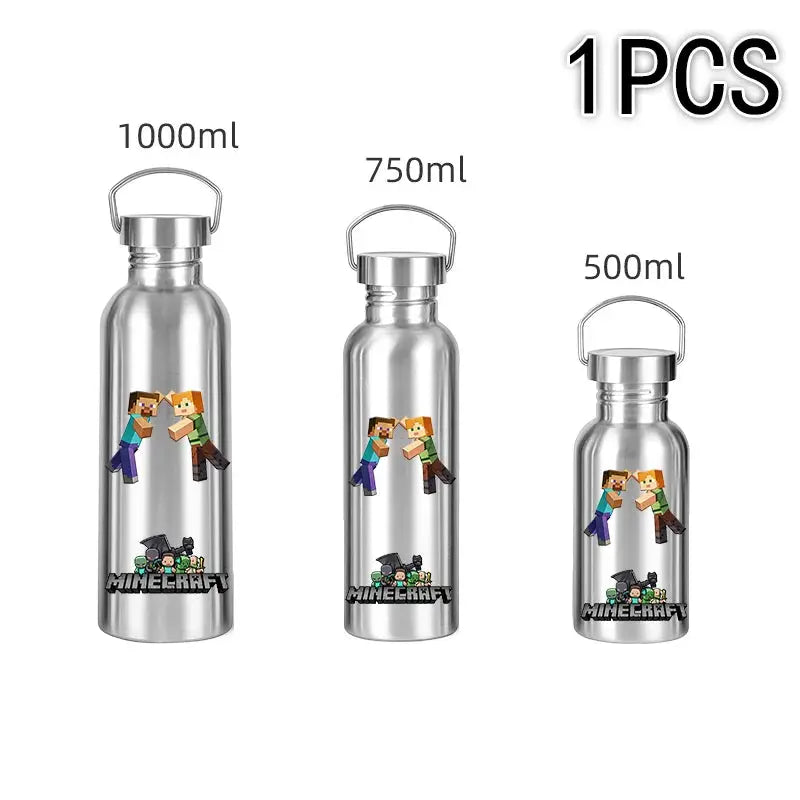 Gourde d'Eau Isotherme Minecraft 500 ML - Gourde Bottle®