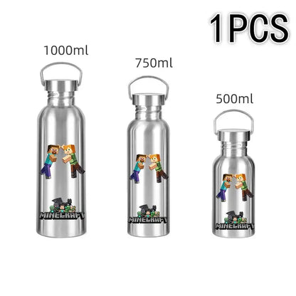 Gourde d'Eau Isotherme Minecraft 500 ML - Gourde Bottle®