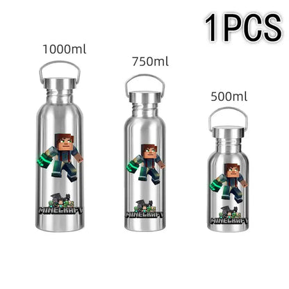 Gourde d'Eau Isotherme Minecraft 500 ML - Gourde Bottle®