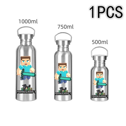 Gourde d'Eau Isotherme Minecraft 500 ML - Gourde Bottle®