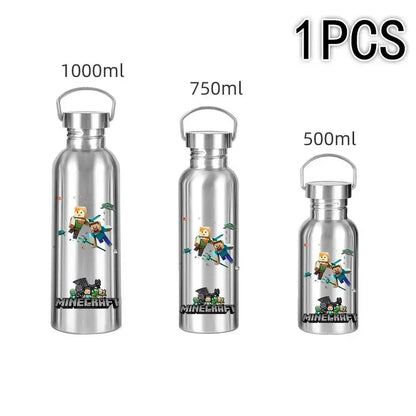 Gourde d'Eau Isotherme Minecraft 500 ML - Gourde Bottle®