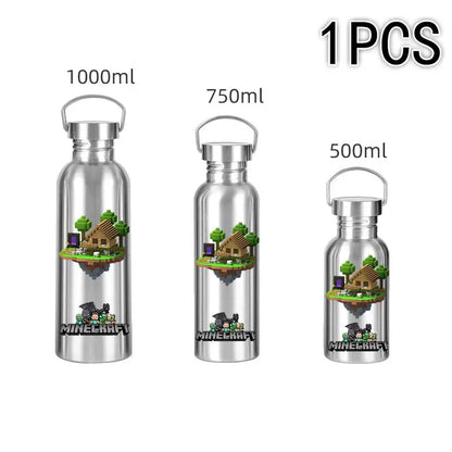 Gourde d'Eau Isotherme Minecraft 500 ML - Gourde Bottle®
