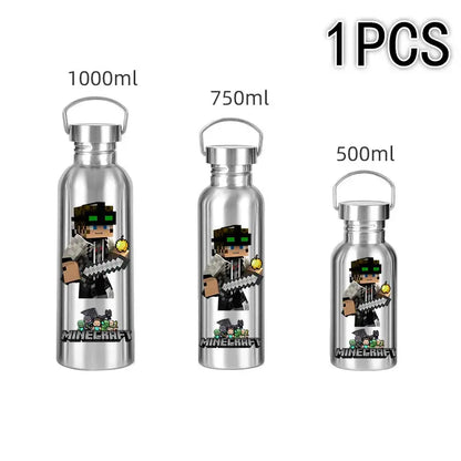 Gourde d'Eau Isotherme Minecraft 500 ML - Gourde Bottle®