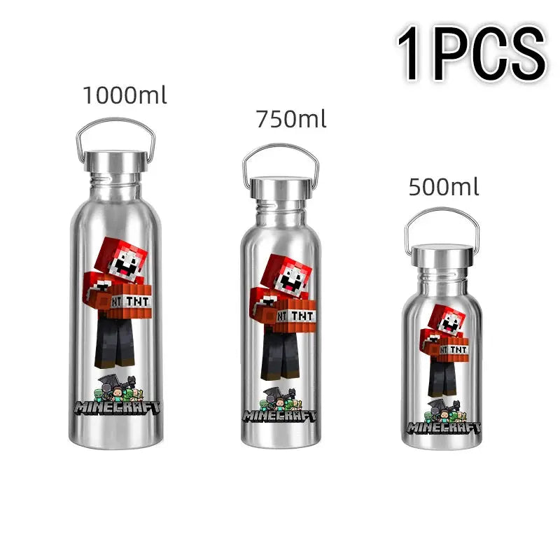 Gourde d'Eau Isotherme Minecraft 500 ML - Gourde Bottle®