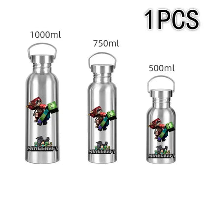 Gourde d'Eau Isotherme Minecraft 500 ML - Gourde Bottle®